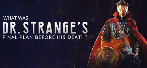 what was dr.strange final plan before death in avengers movie endgame poster