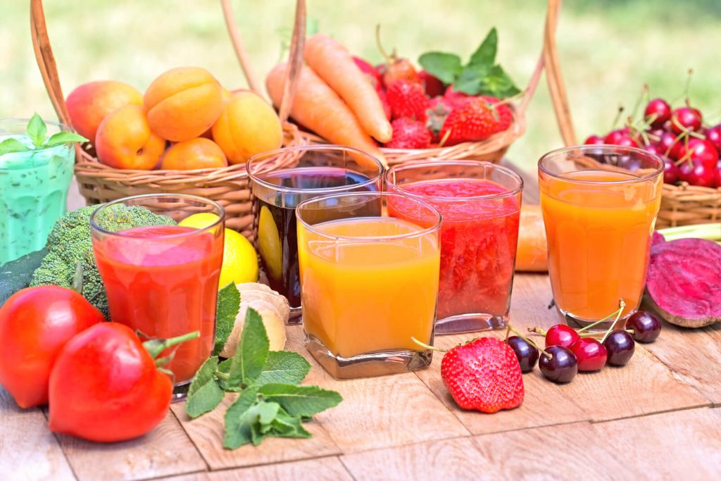 Fruits and juices image