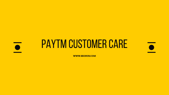 Paytm customer care
