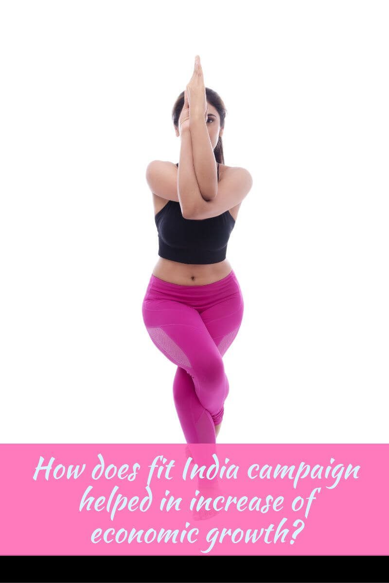 How does fit India campaign helped in increase of economic growth?